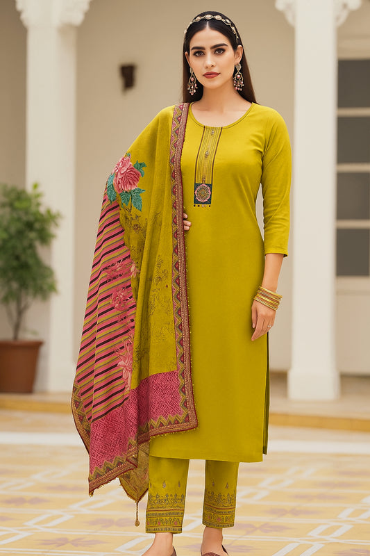 Reyan straight-cut kurti set